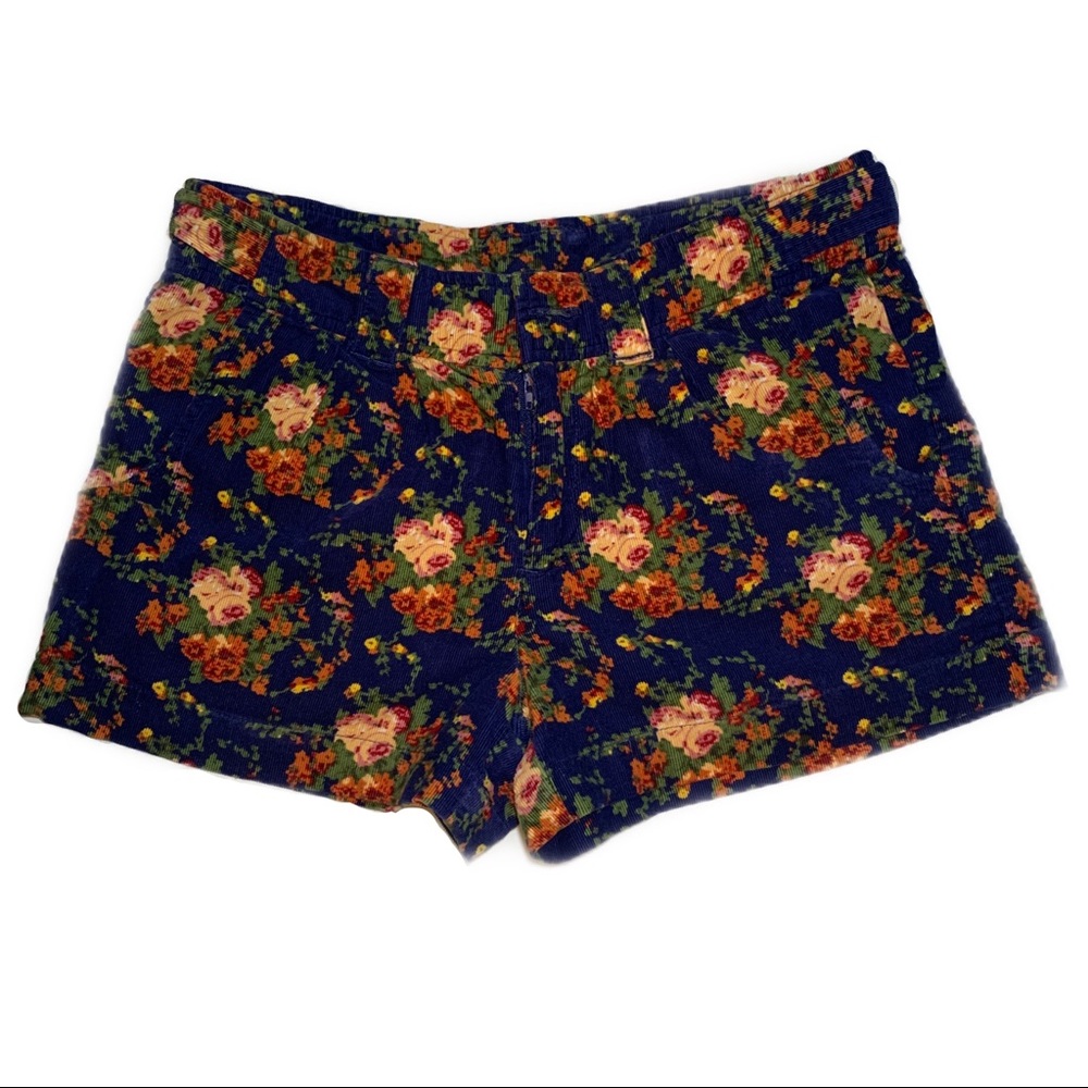 Jetset Corduroy Floral Shorts